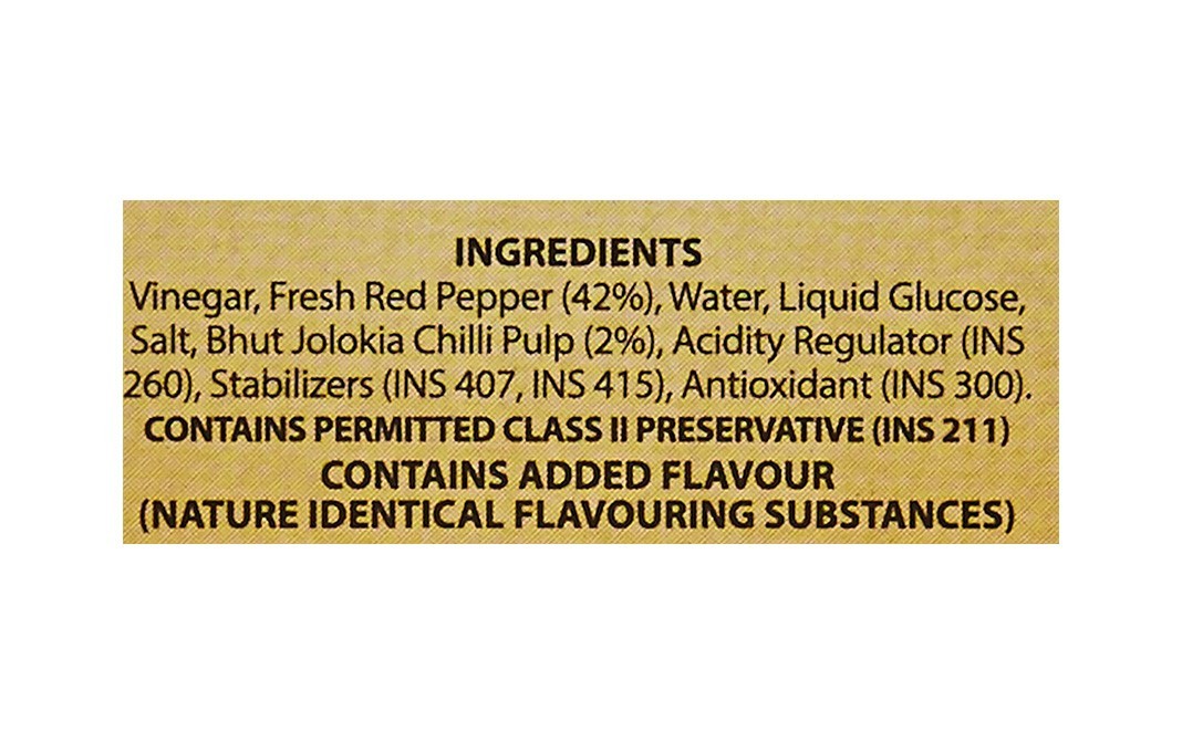 Capsico Red Pepper Sauce    Bottle  60 grams